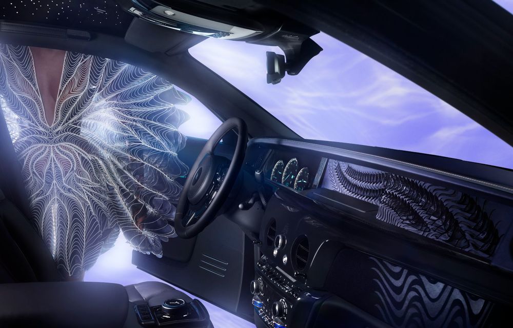 Noul Rolls-Royce Phantom Syntopia, un exemplar unicat cu materiale textile aromate - Poza 7