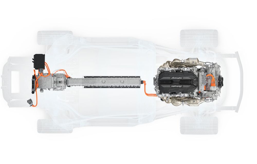 Noi detalii despre succesorul lui Lamborghini Aventador: motor V12 hibrid de 1015 cai putere - Poza 3