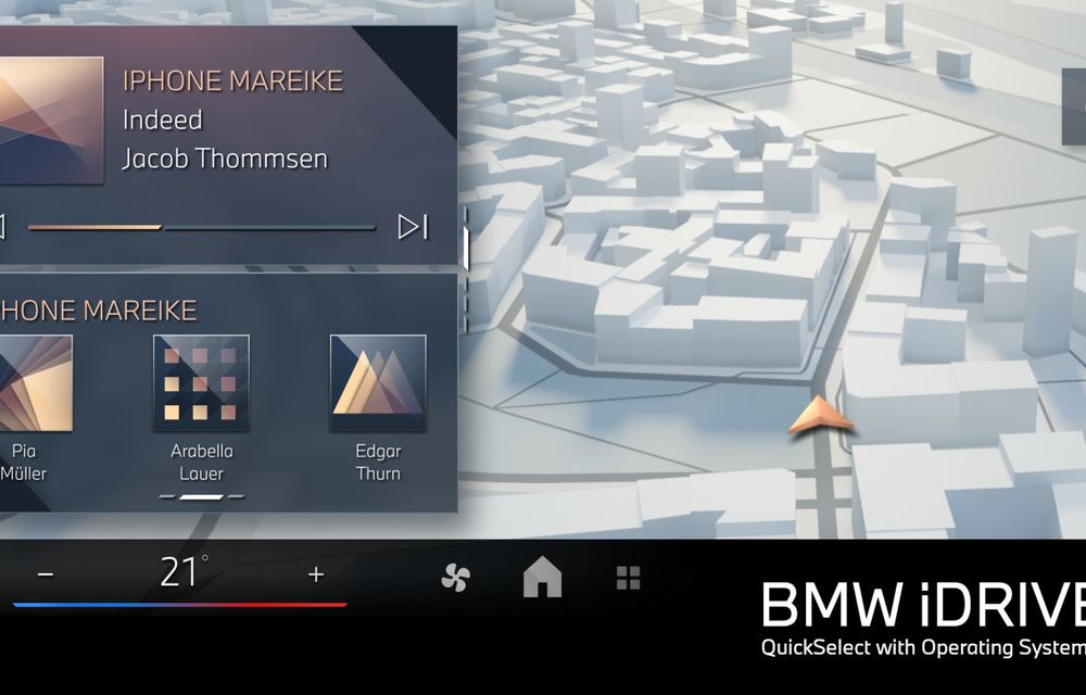 BMW prezintă noua interfață simplificată a sistemului iDrive - Poza 2