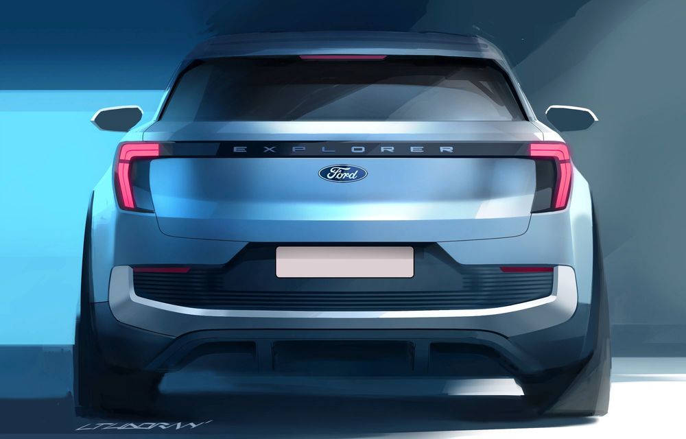 Am văzut pe viu noul Ford Explorer Electric: 5 lucruri despre SUV-ul desenat de un român - Poza 40