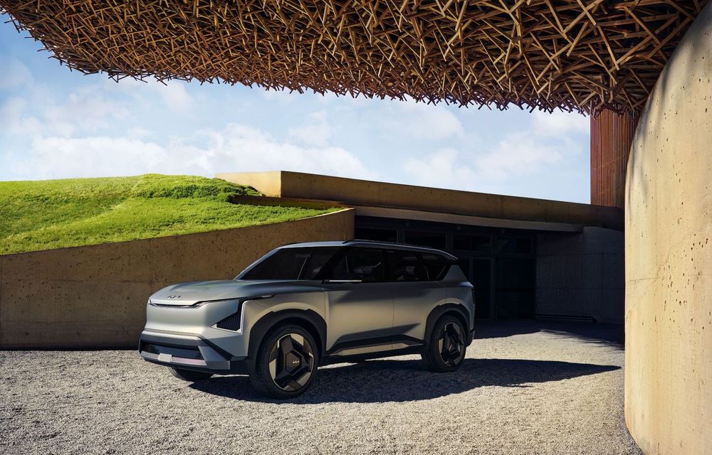 Kia prezintă conceptul EV5, un viitor SUV electric asemănător cu EV9 - Poza 1