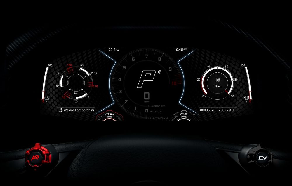 Primele imagini cu interiorul succesorului lui Aventador: 7 moduri de rulare - Poza 4