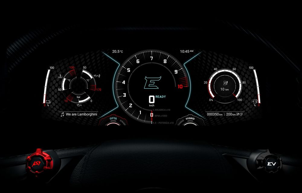 Primele imagini cu interiorul succesorului lui Aventador: 7 moduri de rulare - Poza 5