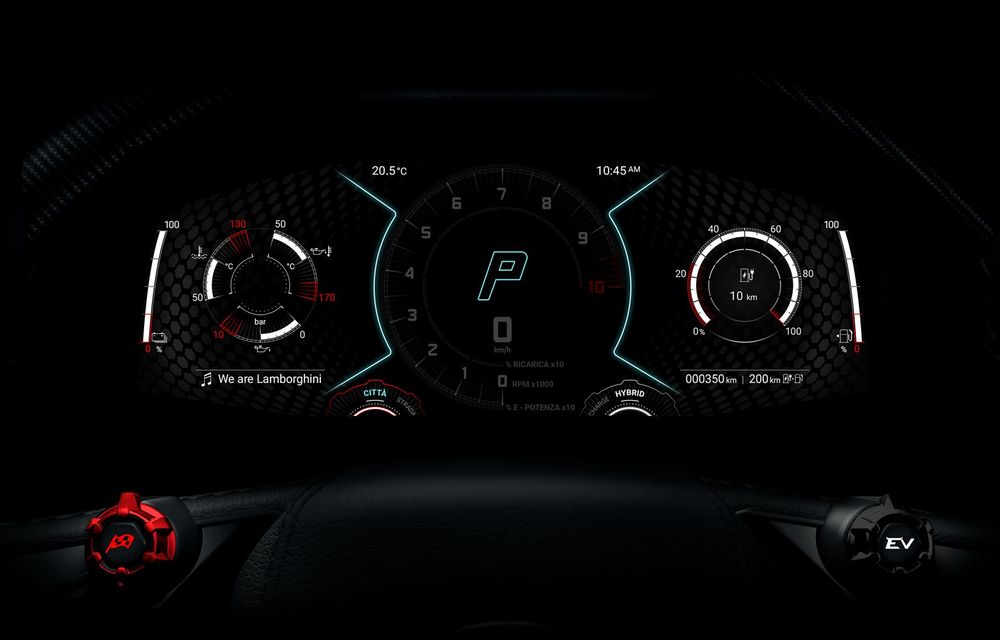 Primele imagini cu interiorul succesorului lui Aventador: 7 moduri de rulare - Poza 7