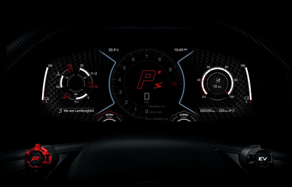 Primele imagini cu interiorul succesorului lui Aventador: 7 moduri de rulare - Poza 3