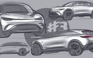 Viitorul SUV coupe electric Smart #3 debutează în aprilie