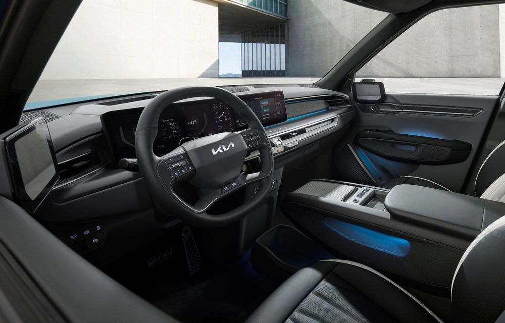 Kia oferă detalii despre noul EV9: până la 385 CP și 541 km autonomie - Poza 8