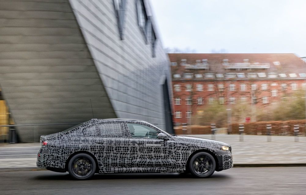 Imagini cu noul BMW i5 din timpul testelor de iarnă - Poza 7