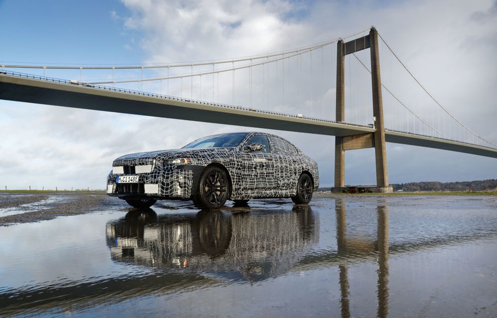 Imagini cu noul BMW i5 din timpul testelor de iarnă - Poza 9