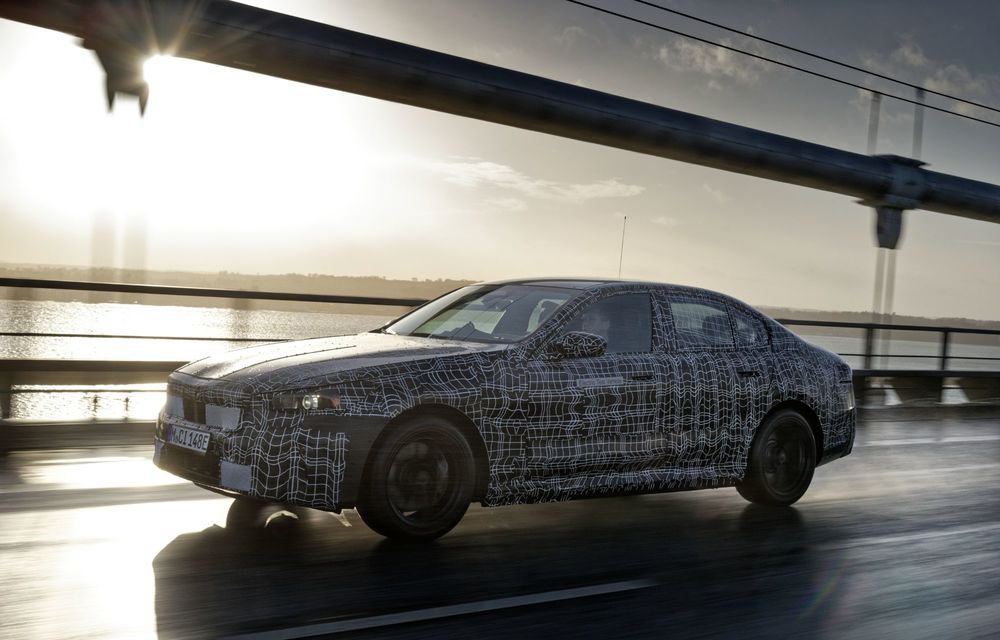 Imagini cu noul BMW i5 din timpul testelor de iarnă - Poza 10