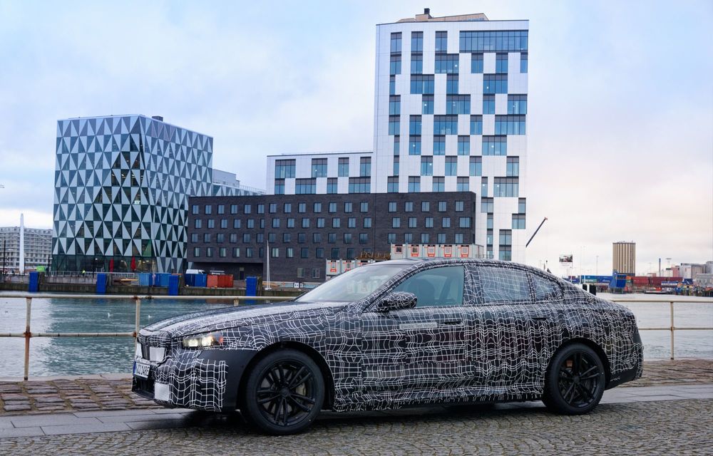 Imagini cu noul BMW i5 din timpul testelor de iarnă - Poza 17
