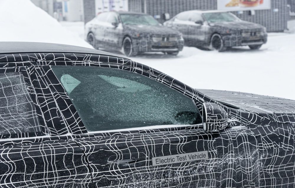 Imagini cu noul BMW i5 din timpul testelor de iarnă - Poza 29