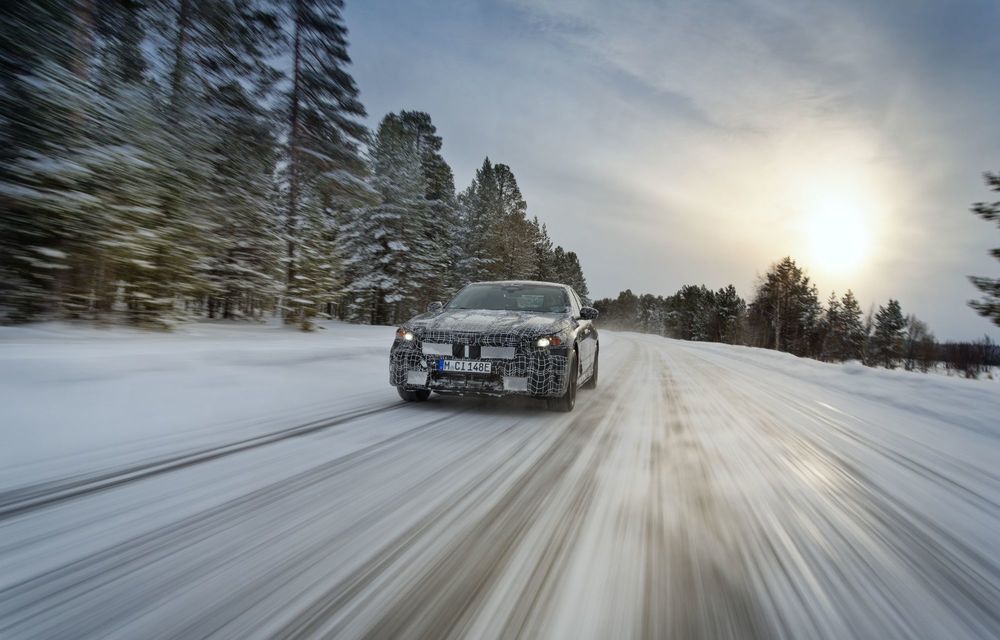 Imagini cu noul BMW i5 din timpul testelor de iarnă - Poza 43