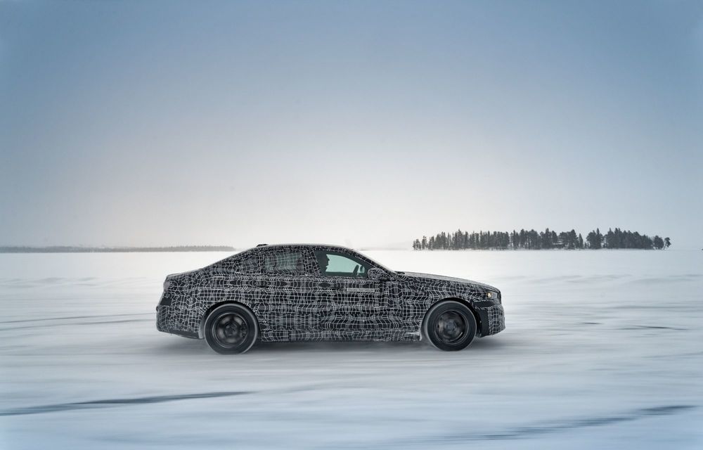 Imagini cu noul BMW i5 din timpul testelor de iarnă - Poza 49