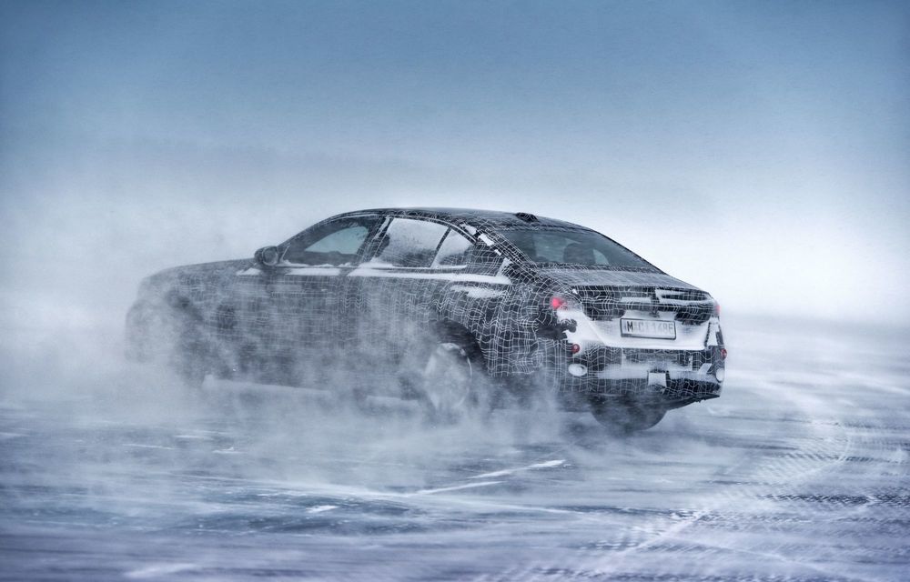 Imagini cu noul BMW i5 din timpul testelor de iarnă - Poza 59