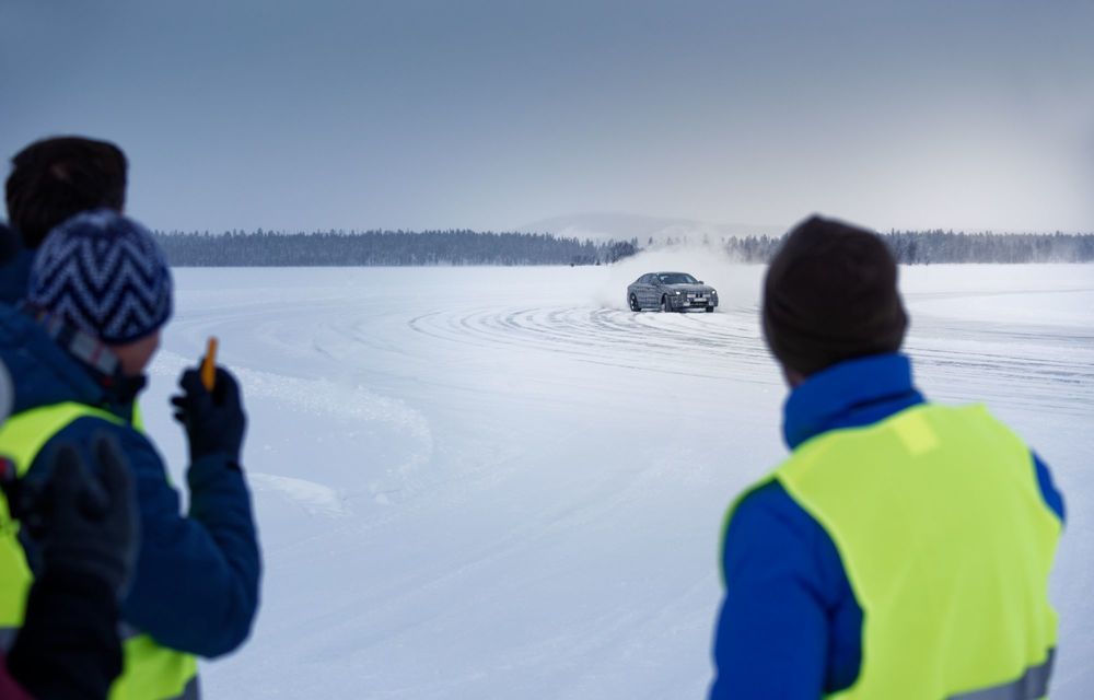 Imagini cu noul BMW i5 din timpul testelor de iarnă - Poza 63