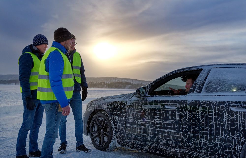 Imagini cu noul BMW i5 din timpul testelor de iarnă - Poza 65