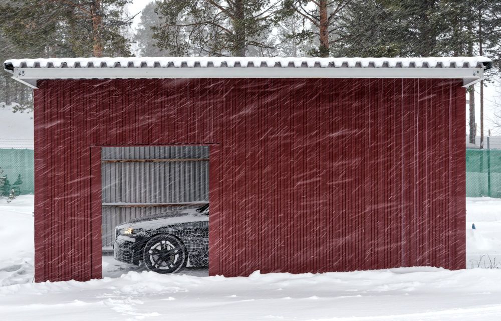 Imagini cu noul BMW i5 din timpul testelor de iarnă - Poza 68