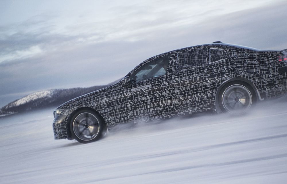 Imagini cu noul BMW i5 din timpul testelor de iarnă - Poza 81