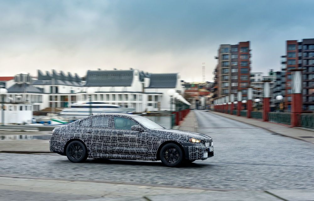 Imagini cu noul BMW i5 din timpul testelor de iarnă - Poza 15