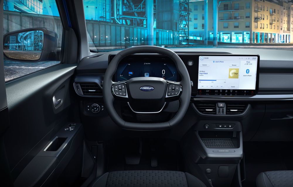 Aceasta este prima electrică care va fi produsă în România: Ford e-Transit Courier - Poza 6