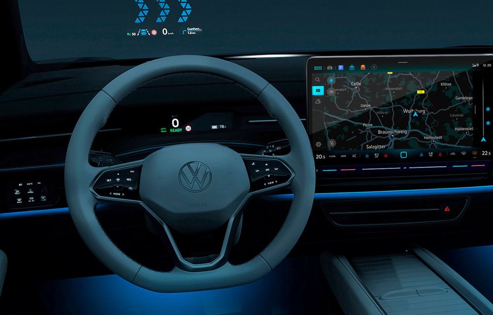 Imagini noi cu înlocuitorul electric al lui Volkswagen Passat: debut în 17 aprilie - Poza 29