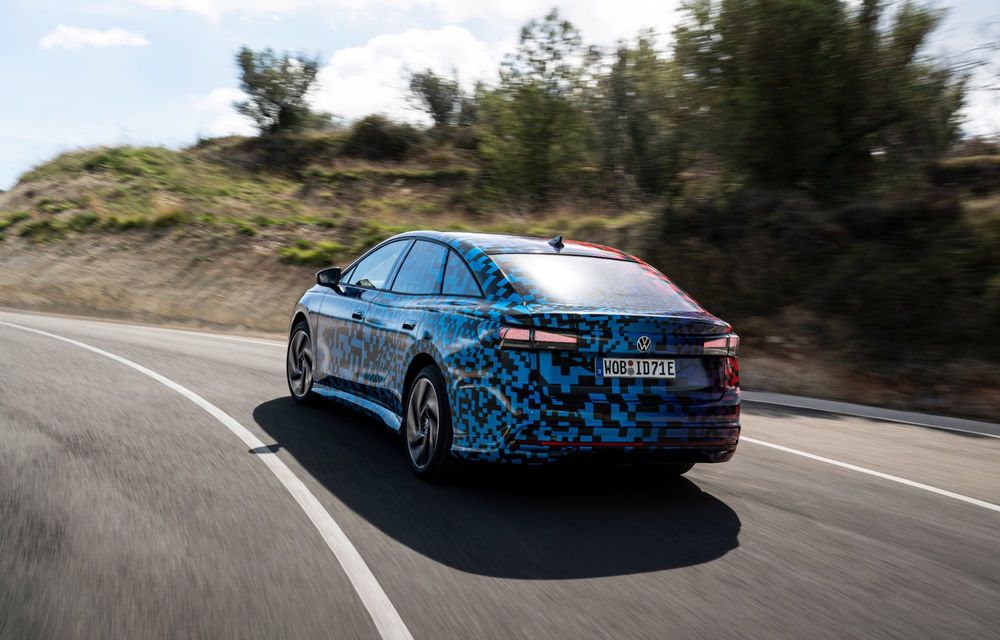 Imagini noi cu înlocuitorul electric al lui Volkswagen Passat: debut în 17 aprilie - Poza 21