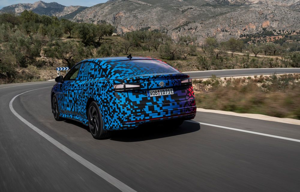 Imagini noi cu înlocuitorul electric al lui Volkswagen Passat: debut în 17 aprilie - Poza 25