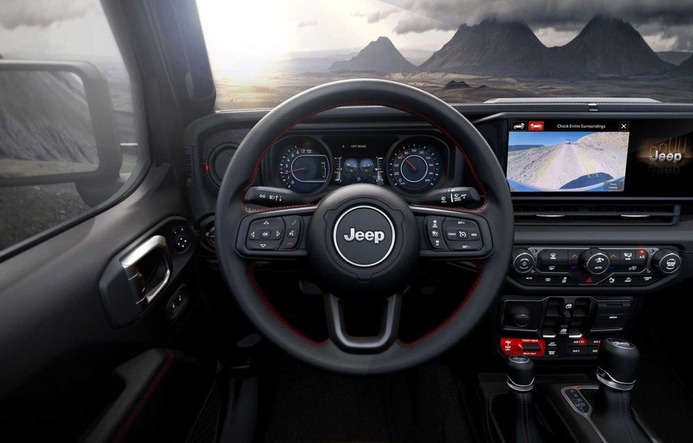 Noul Jeep Wrangler facelift: design nou al grilei, linii de echipare noi și ecran central mai mare - Poza 89