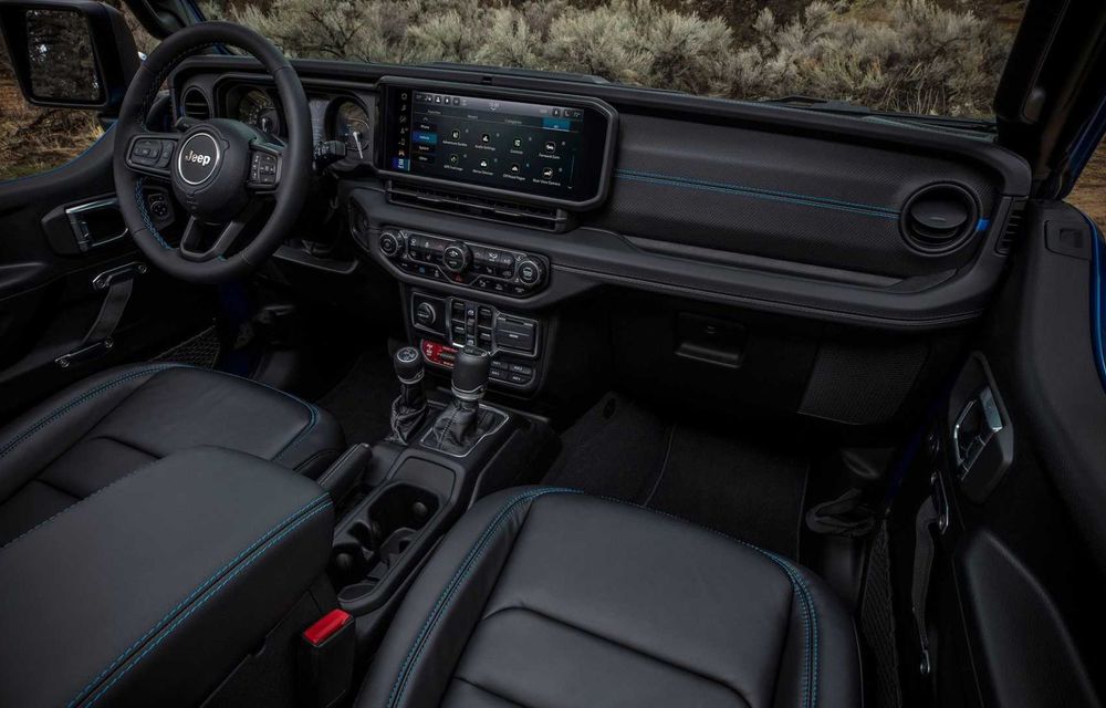 Noul Jeep Wrangler facelift: design nou al grilei, linii de echipare noi și ecran central mai mare - Poza 91