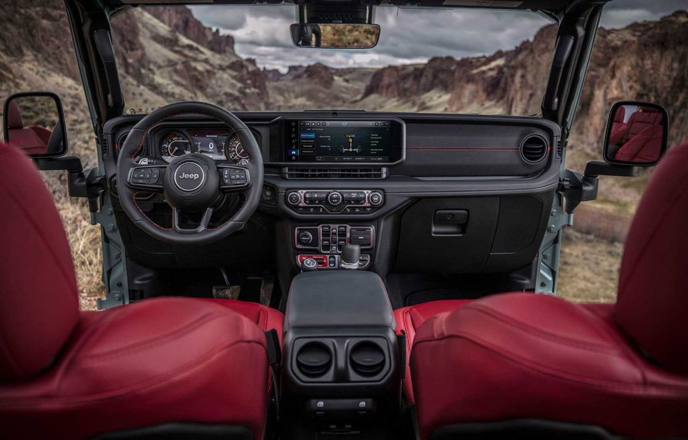Noul Jeep Wrangler facelift: design nou al grilei, linii de echipare noi și ecran central mai mare - Poza 71