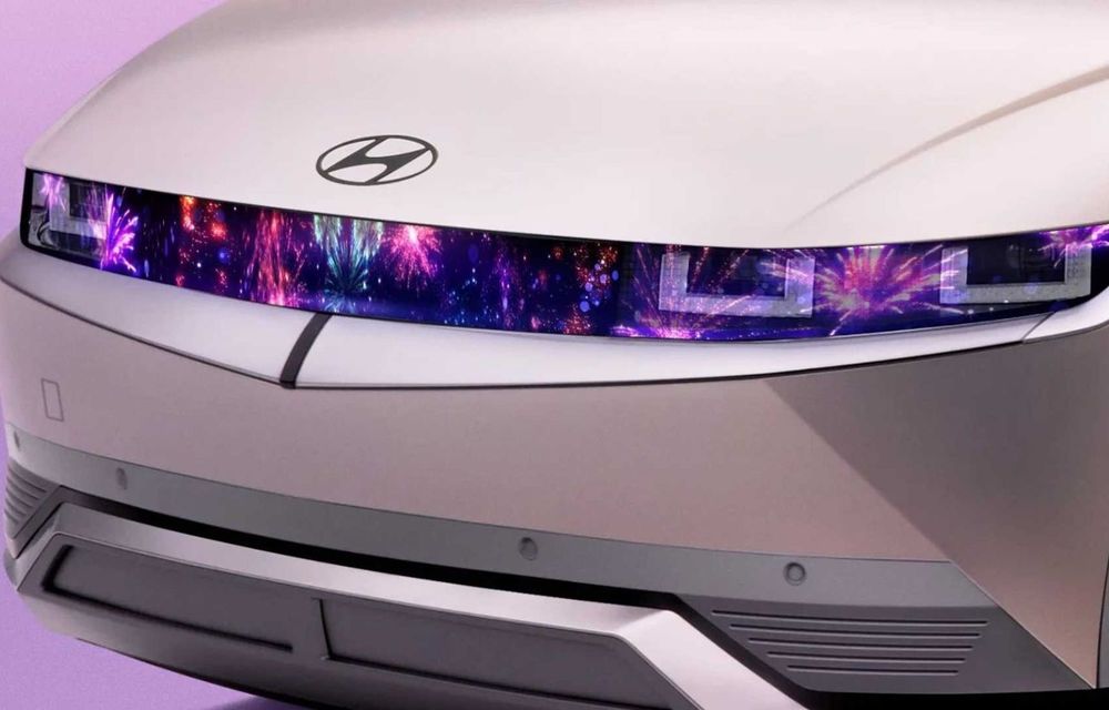Hyundai prezintă conceptul Ioniq 5 Disney100 Platinum: faruri animate și trapă cu sclipici magic digital - Poza 3