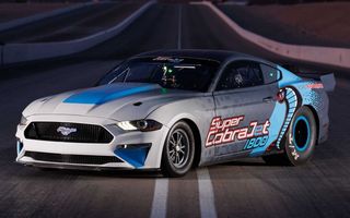 Ford prezintă noul Mustang Super Cobra Jet 1800, un monstru electric pentru drag racing