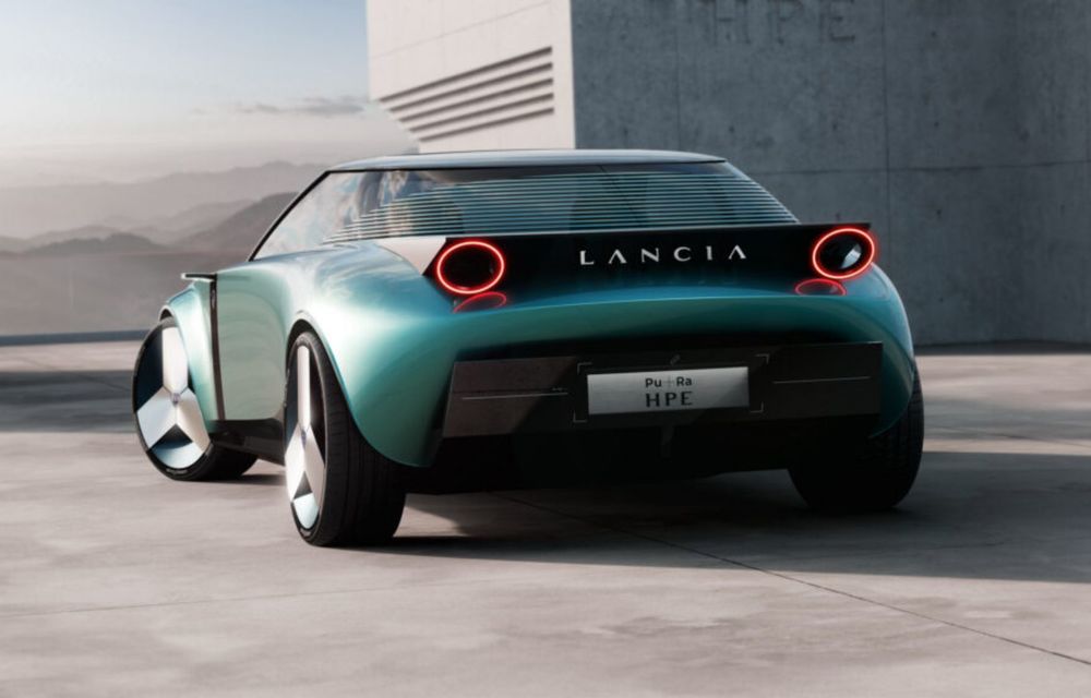 Lancia a renăscut: conceptul Pu+Ra HPE este un coupe electric inspirat de Stratos - Poza 3