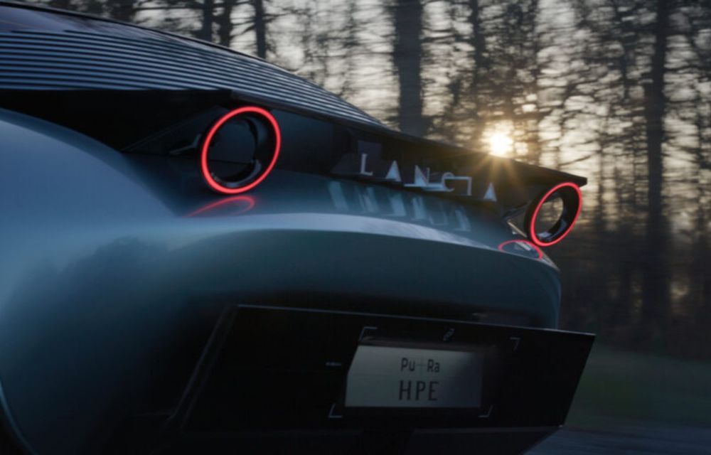 Lancia a renăscut: conceptul Pu+Ra HPE este un coupe electric inspirat de Stratos - Poza 6