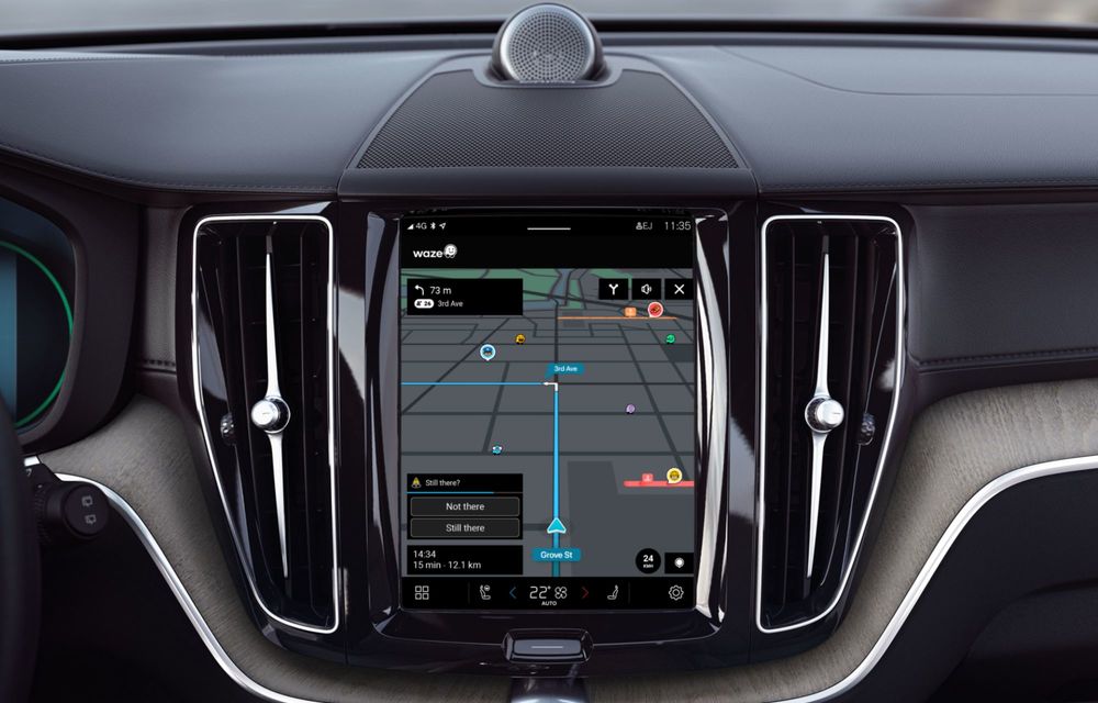 Aplicația Waze, disponibilă pe toate modelele Volvo cu Google încorporat în sistemul multimedia - Poza 2