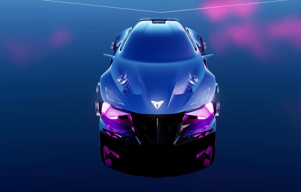 Noul concept Cupra DarkRebel anunță un viitor coupe de performanță electric - Poza 2