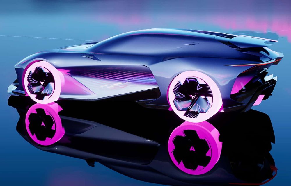 Noul concept Cupra DarkRebel anunță un viitor coupe de performanță electric - Poza 3