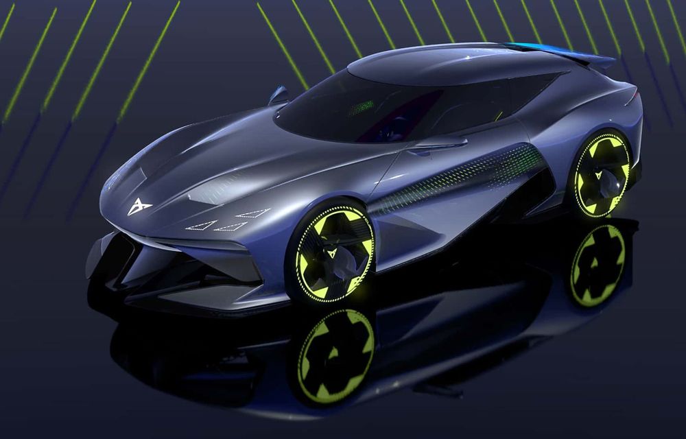 Noul concept Cupra DarkRebel anunță un viitor coupe de performanță electric - Poza 9