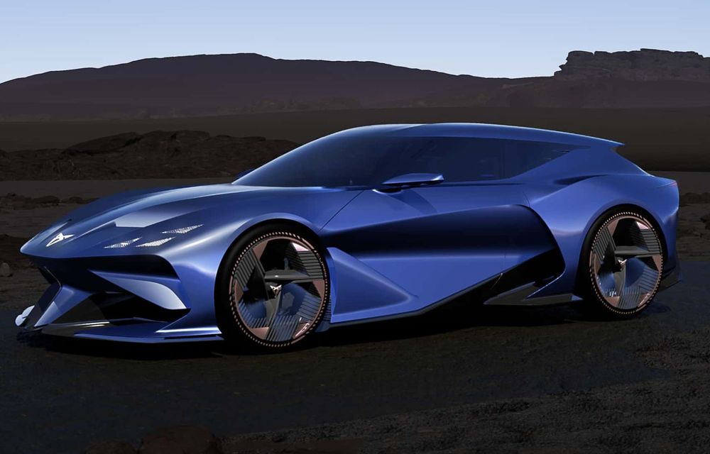 Noul concept Cupra DarkRebel anunță un viitor coupe de performanță electric - Poza 10