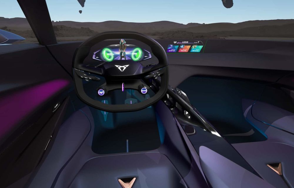 Noul concept Cupra DarkRebel anunță un viitor coupe de performanță electric - Poza 14