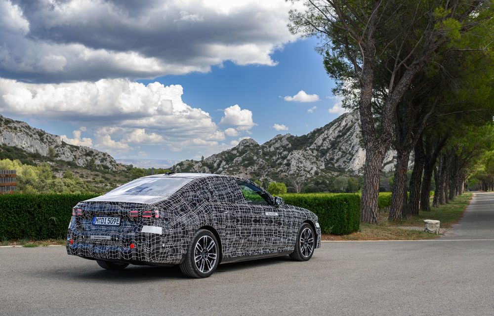 Viitorul BMW Seria 5: imagini noi cu versiunea electrică a sedanului - Poza 10