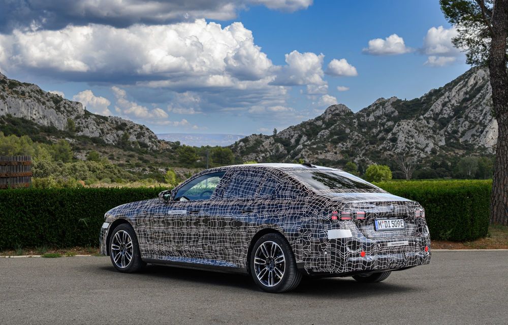Viitorul BMW Seria 5: imagini noi cu versiunea electrică a sedanului - Poza 9