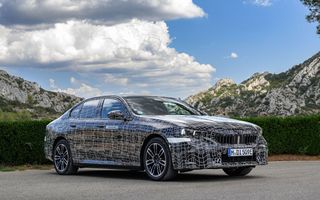Viitorul BMW Seria 5: imagini noi cu versiunea electrică a sedanului