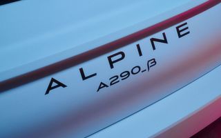 Imagini cu primul hot hatch electric Alpine A290 Beta. Debutul, în 9 mai