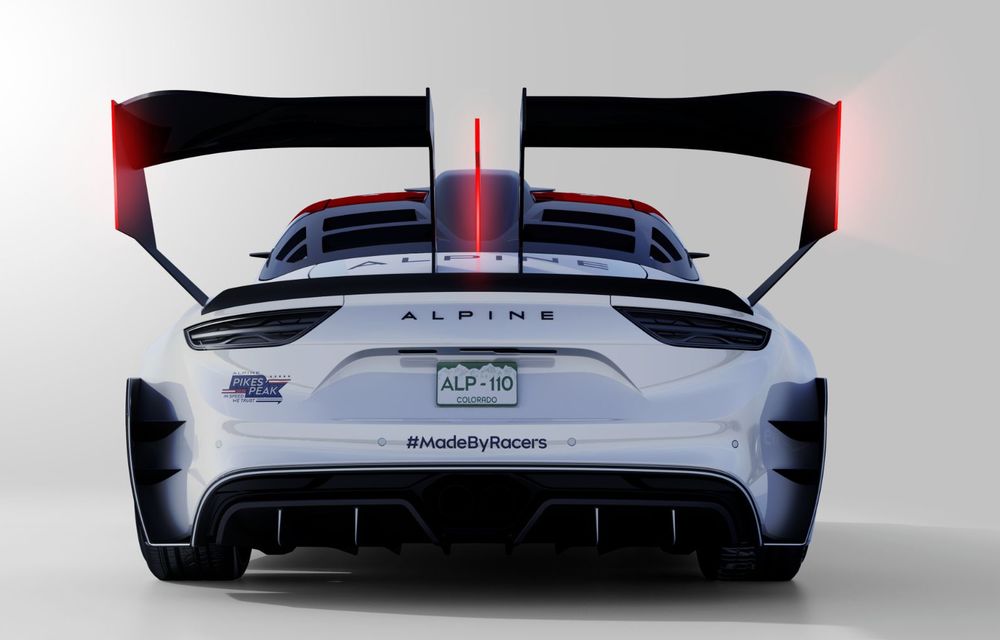 Alpine prezintă o versiune extremă pentru A110: motor de 500 CP și masă proprie de 950 kg - Poza 8