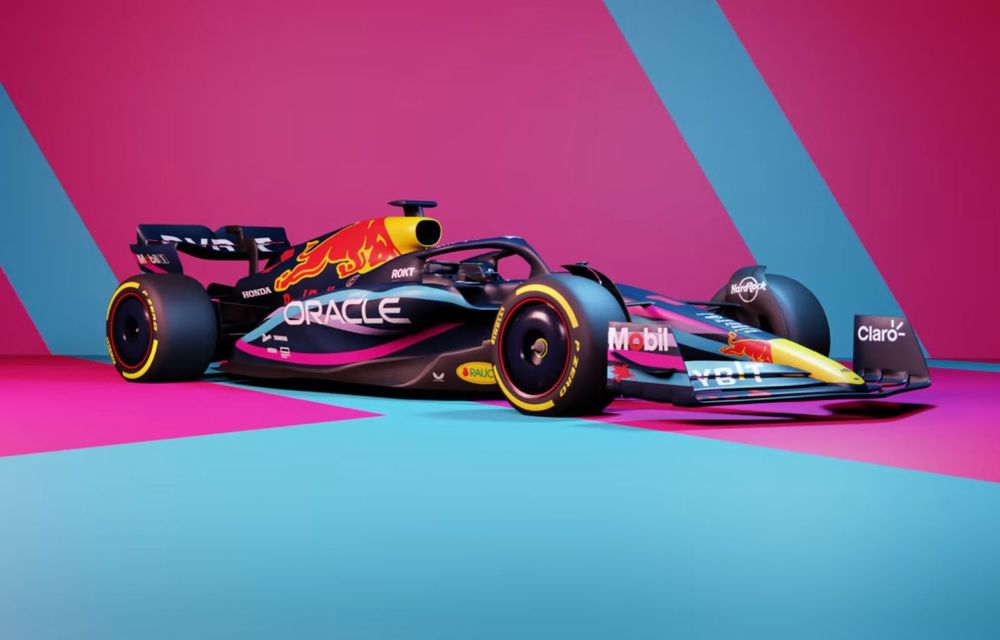 F1: Red Bull prezintă o grafică specială nouă pentru etapa de la Miami - Poza 1