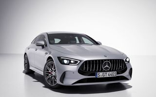 Noutăți pentru Mercedes-AMG GT 4-Door Coupe: pachet vizual nou pentru versiunile cu motoare cu 6 cilindri