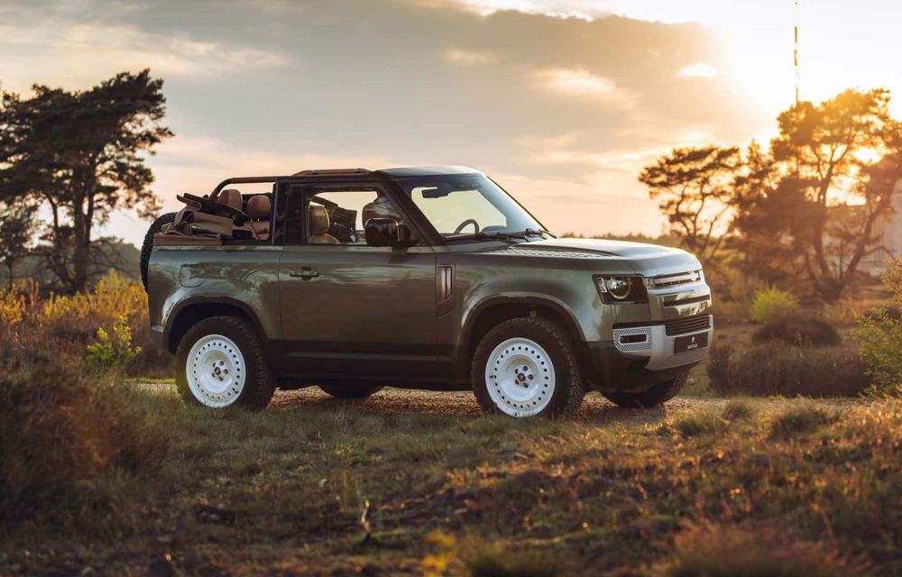 Land Rover Defender, transformat într-o mașină de teren decapotabilă - Poza 4
