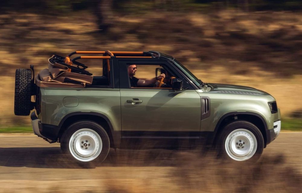 Land Rover Defender, transformat într-o mașină de teren decapotabilă - Poza 10